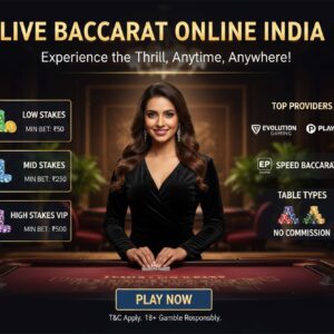 Minimum Bet Amounts for Live Baccarat Tables in India